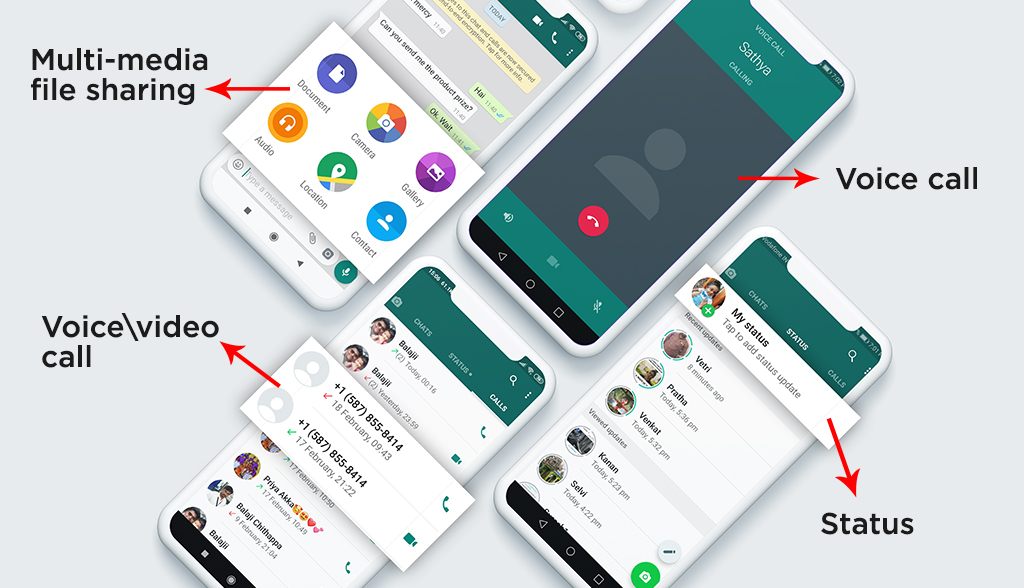 Instant messaging app with advanced features