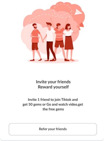 Tiktok clone-Referral programs