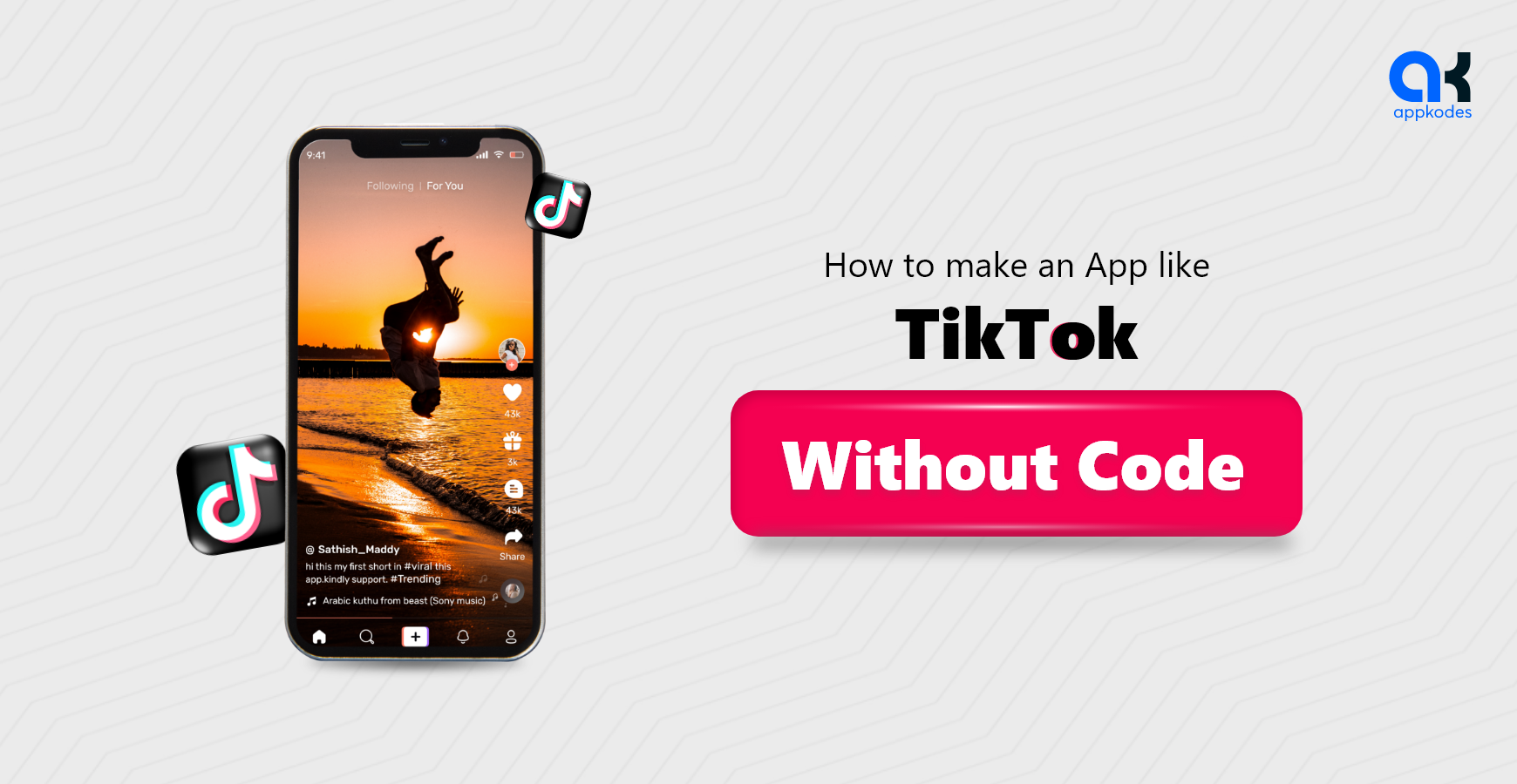 make an app like tiktok Without Code