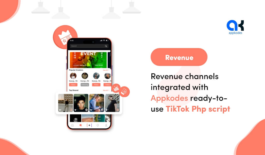 Revenue factor while develop app like tiktok